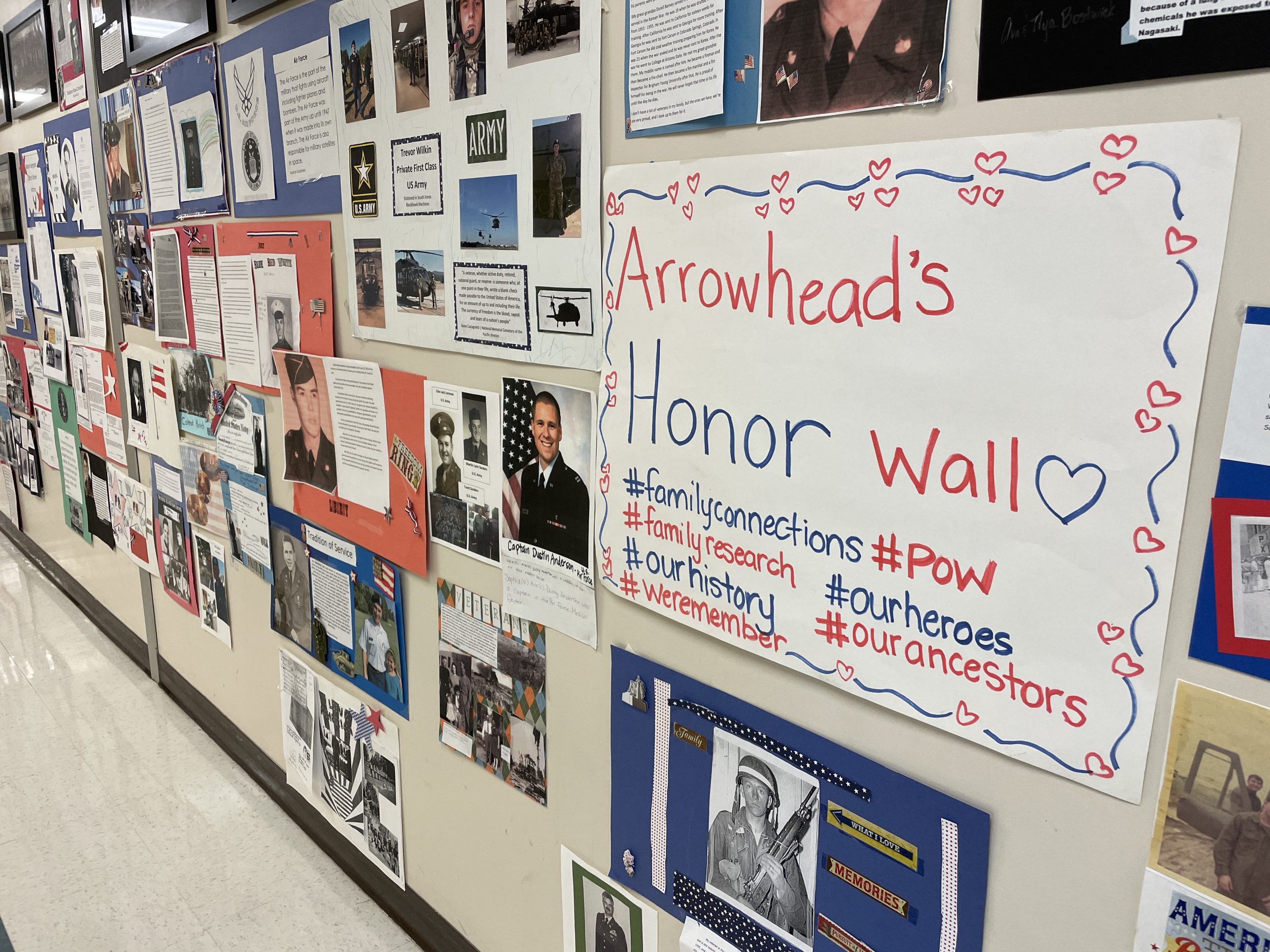 Arrowhead Honor Wall 2021